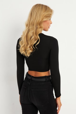 Crop top - Negro