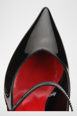 Zapatos con brillo de tacón - Negro