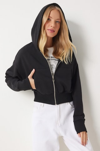 Sudadera con capucha - Negro