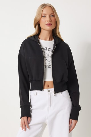 Sudadera con capucha - Negro