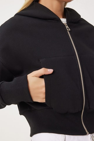 Sudadera con capucha - Negro