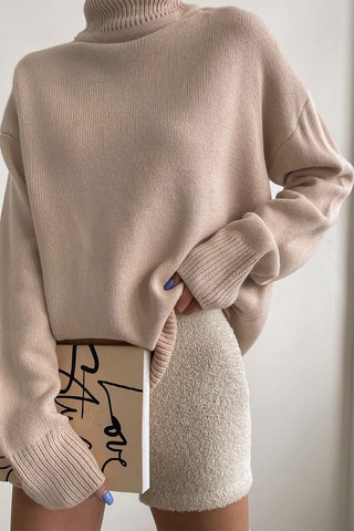 Jersey de lana - Beige