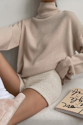 Jersey de lana - Beige