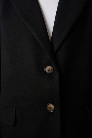Abrigo regular fit - Negro