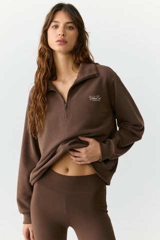 Sudadera relaxed - Marrón