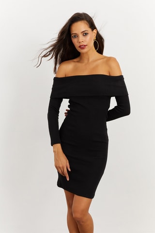 Vestido de tubo - Negro