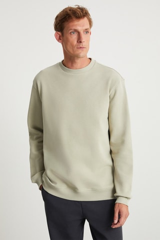 Sudadera oversize - Beige