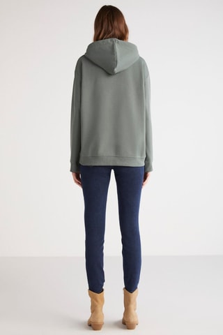 Sudadera con capucha - Caqui