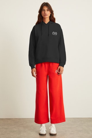 Sudadera con capucha - Negro y blanco
