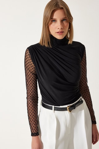 Top regular fit - Negro