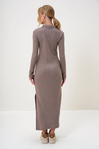 Vestido polo regular fit - Topo