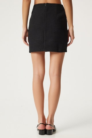 Falda recta - Negro