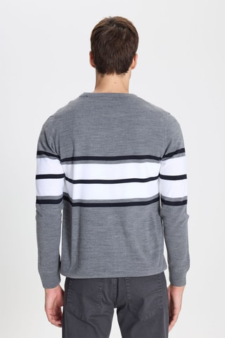 Jersey - Gris y crudo