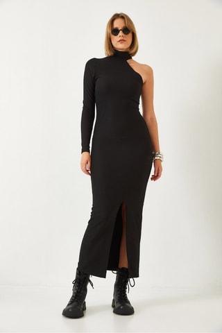 Vestido de tubo - Negro
