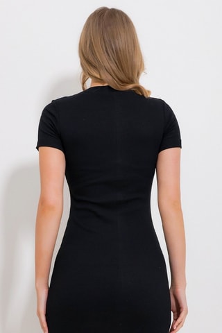 Vestido de tubo - Negro