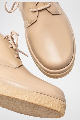 Botines de piel - Beige