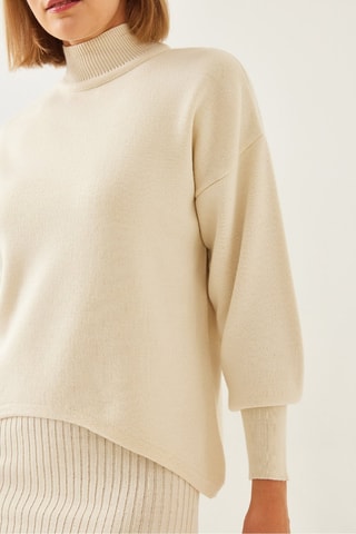 Jersey y vestido jersey - Beige