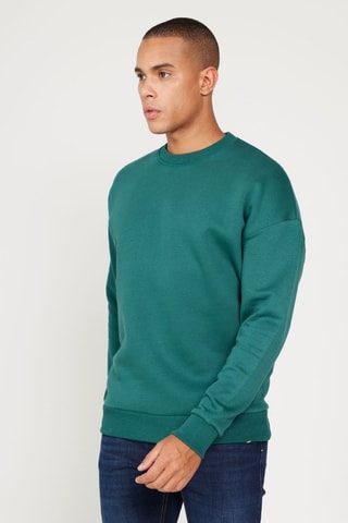 Sudadera oversize - Verde oscuro