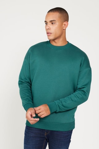 Sudadera oversize - Verde oscuro