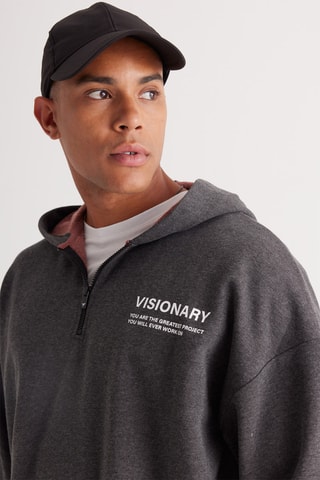 Sudadera con capucha - Antracita