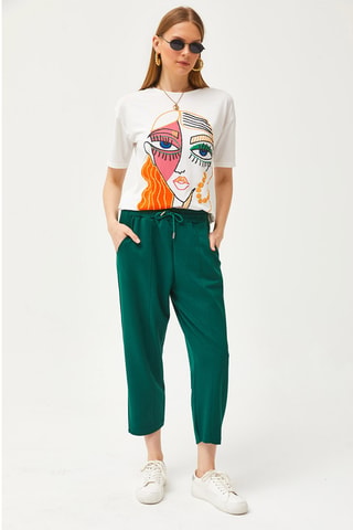 Pantalón regular fit - Verde