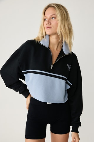 Sudadera corta - Negro