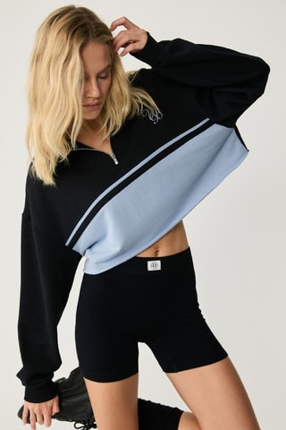Sudadera corta - Negro