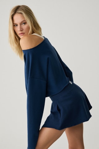 Crop top - Azul marino