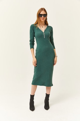Vestido de tubo - Verde