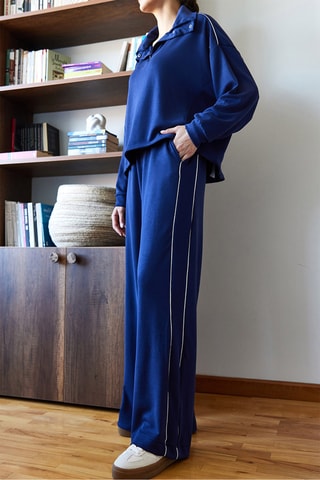 Sudadera y pantalón regular fit - Azul marino