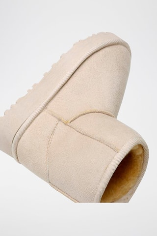 Botines forrados - Beige