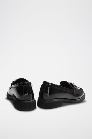 Mocasines con brillo - Negro