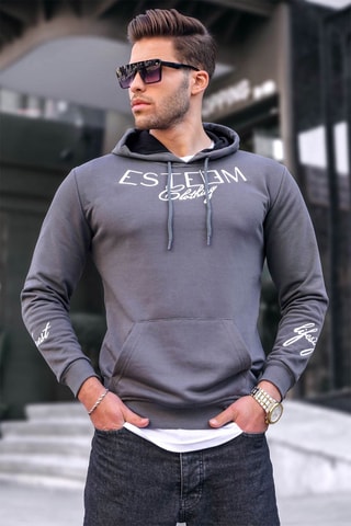 Sudadera con capucha - Gris