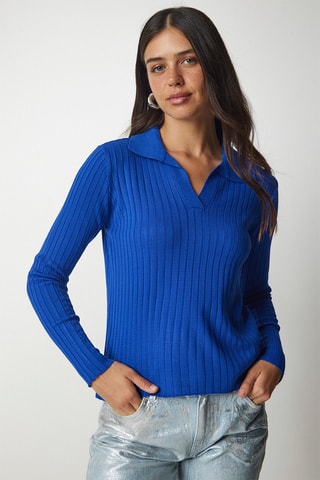 Jersey regular fit - Azul oscuro