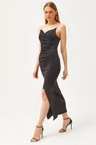 Vestido largo - Negro
