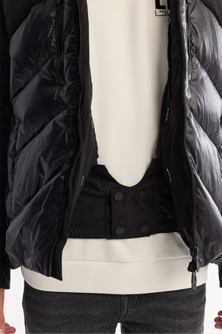 Anorak de esquí con capucha - Negro