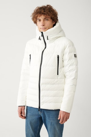 Anorak con capucha - Blanco