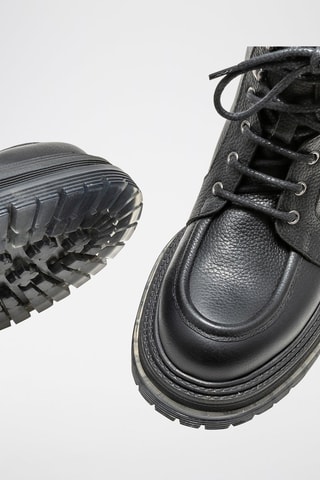 Botas de piel - Negro