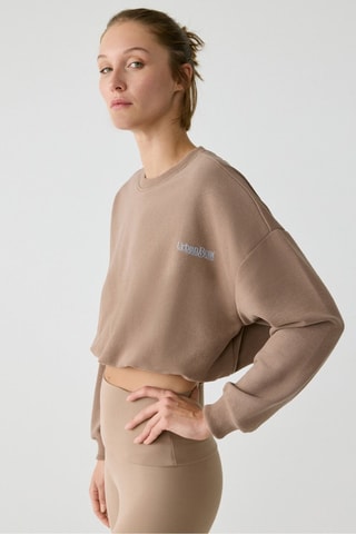 Sudadera regular fit - Marrón