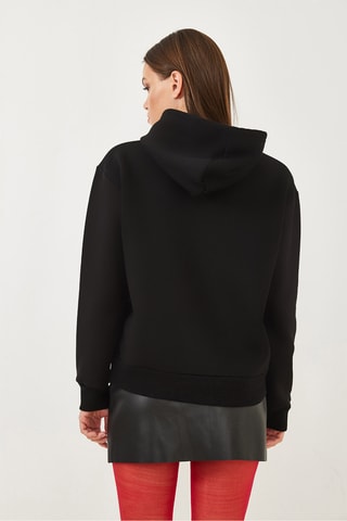 Sudadera con capucha - Negro
