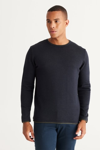 Jersey regular fit - Azul marino