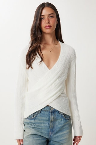 Jersey regular fit - Blanco