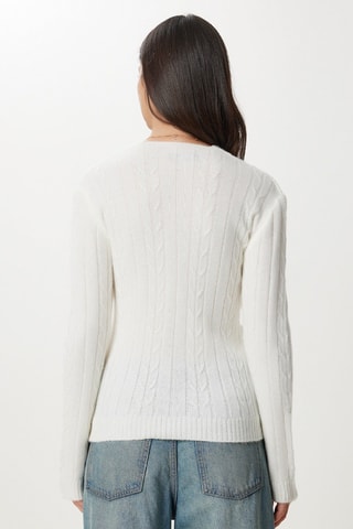 Jersey regular fit - Blanco