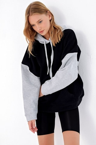 Sudadera con capucha - Negro