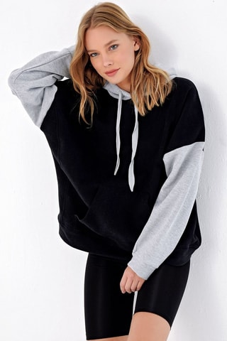 Sudadera con capucha - Negro