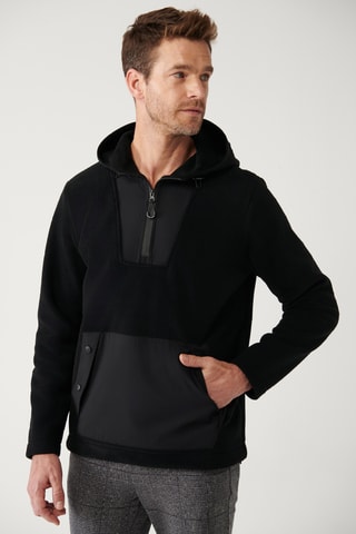 Sudadera con capucha - Negro