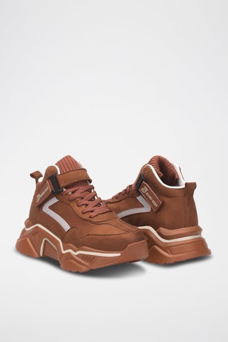 Zapatillas altas - Marrón