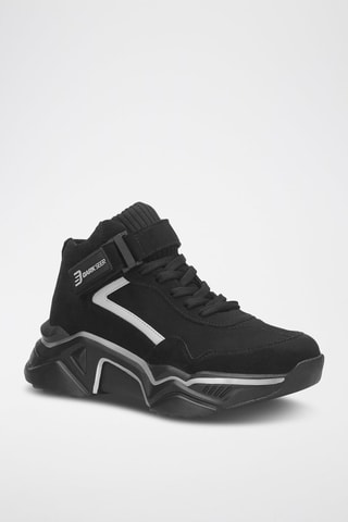 Zapatillas altas - Negro