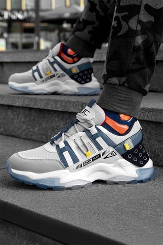 Zapatillas - Blanco y azul