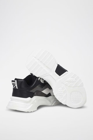 Zapatillas con plataforma - Negro